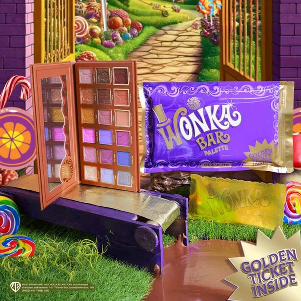Glamlite Wonka - Wonka x Glamlite Wonka Bar Palette de fard à paupières - Multicolore